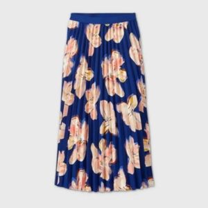 A NEW DAY Pleated Floral Maxi Skirt